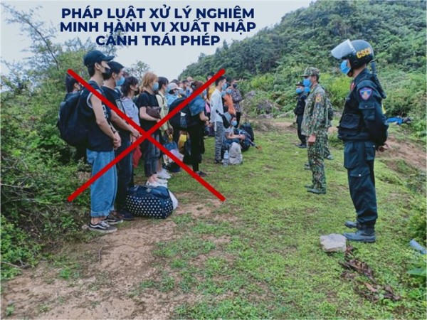 PHÁP LUẬT XỬ LÝ NGHIÊM MINH HÀNH VI XUẤT NHẬP CẢNH TRÁI PHÉP