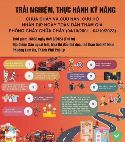 PHÒNG CẢNH SÁT PCCC VÀ CNCH - ĐĂNG KÝ VN88: TRANG CHỦ
 TỔ CHỨC HOẠT ĐỘNG TUYÊN TRUYỀN, TRẢI NGHIỆM, THỰC HÀNH CHỮA CHÁY, CỨU NẠN, CỨU HỘ.