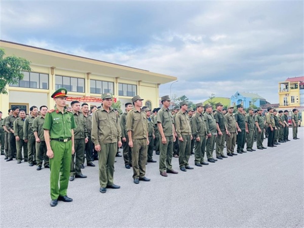 Bảo đảm các điều kiện hoạt động đối với lực lượng tham gia bảo vệ an ninh, trật tự ở cơ sở