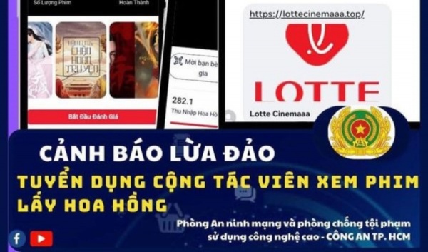 Lừa tuyển người làm nhiệm vụ đánh giá phim kiếm tiền "hoa hồng”