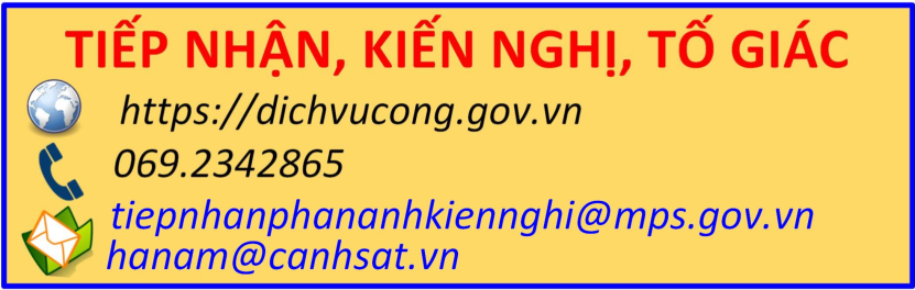 tiếp nhận, kiến nghị, tố giác