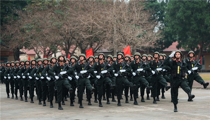 Lực lượng Cảnh sát cơ động đã góp phần giữ vững an ninh, trật tự trong những năm qua.