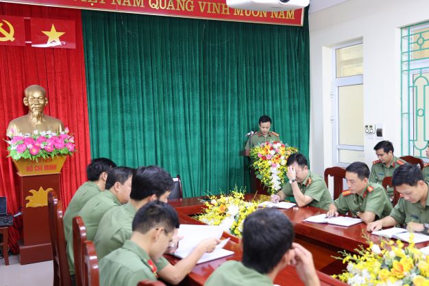 Phòng An ninh mạng và phòng, chống tội phạm sử dụng công nghệ cao tổ chức sinh hoạt chính trị kỷ niệm 01 năm ngày thành lập đơn vị (15/9/2021 - 15/9/2022).