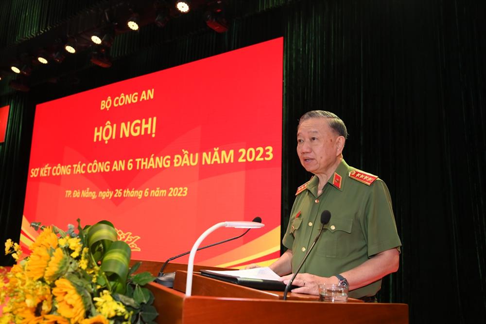 Khai mạc trọng thể Hội nghị sơ kết công tác công an 6 tháng đầu năm 2023