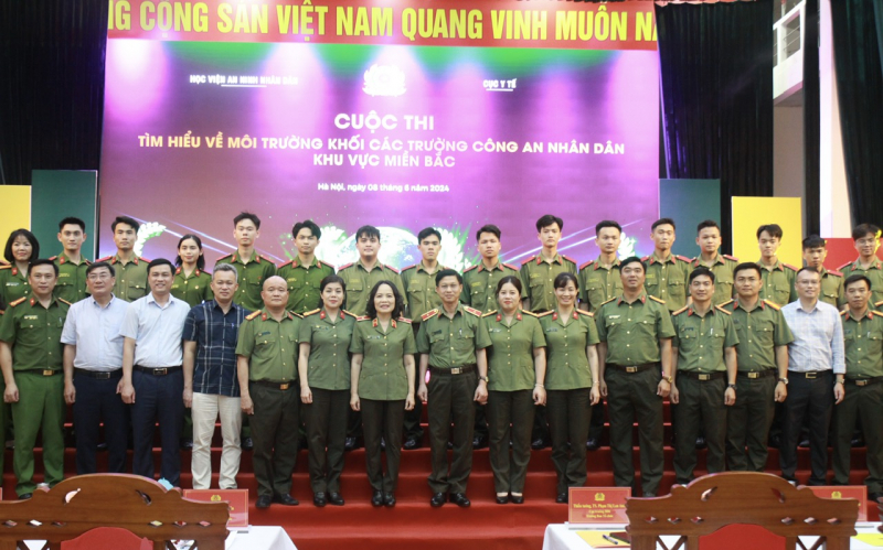 Các trường CAND khu vực phía Bắc thi “Tìm hiểu về môi trường”