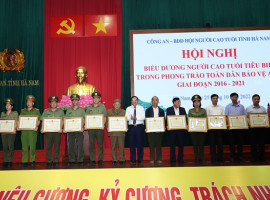 Hà Nam: Biểu dương Người cao tuổi tiêu biểu trong phong trào toàn dân bảo vệ ANTQ giai đoạn 2016 - 2021.